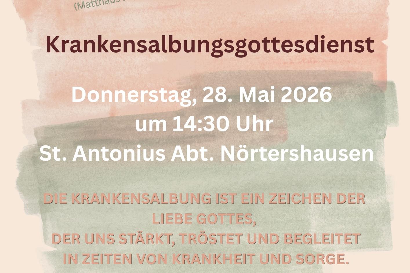 Krankensalbungsgottesdienst